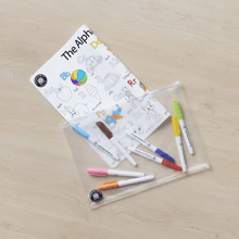 Colour in Placemat - Alphabet is fun