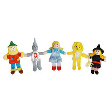 Wooden Finger puppets Wizard of Oz - Toddler kids preschool family daycare story telling aids