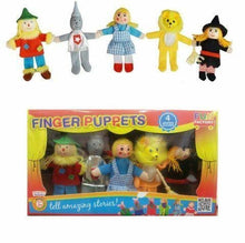Wooden Finger puppets Wizard of Oz - Toddler kids preschool family daycare story telling aids