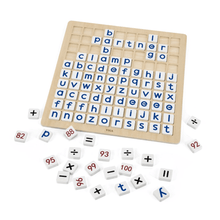 Wooden Montessori maths board
