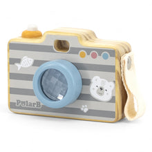 Wooden kaleidoscope camera for kids