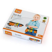Tool belt and wooden tool set