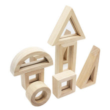 Wooden Mirror shape block set