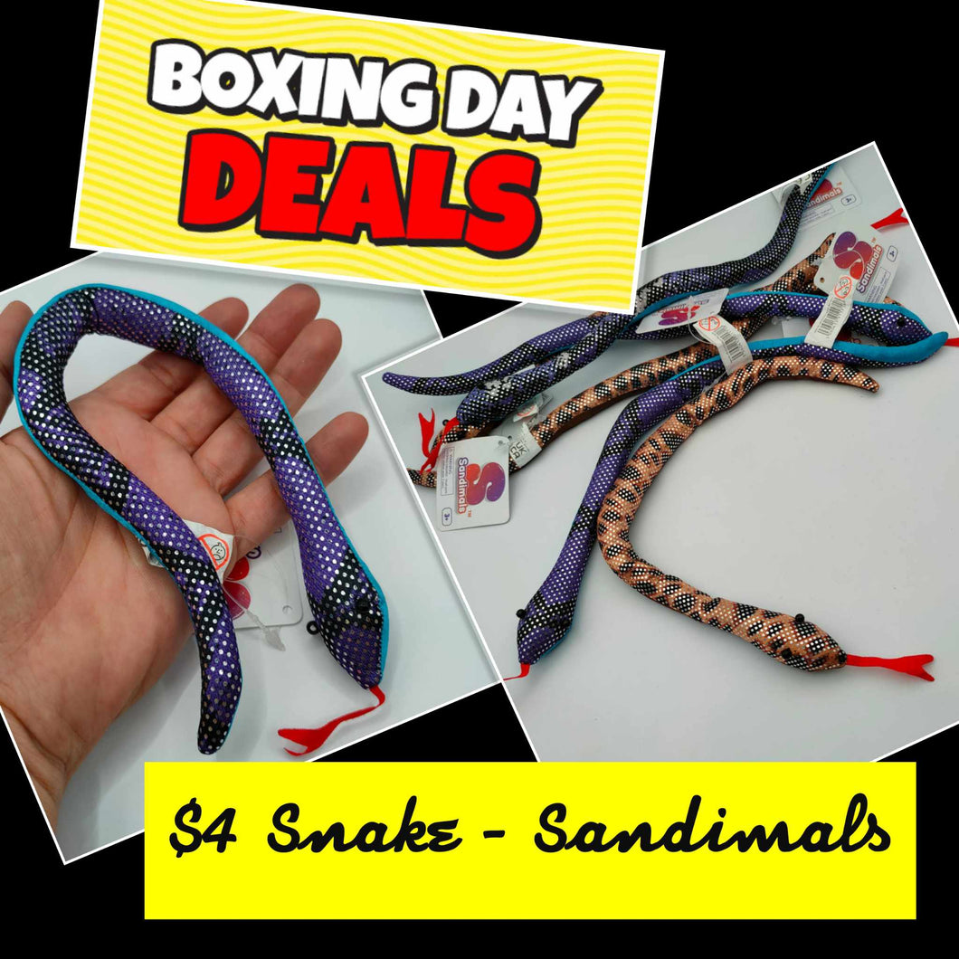 Snake - SANDIMALS Pocket buddy - Sand filled pets