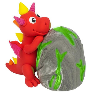 make your own dough dragon with light up egg