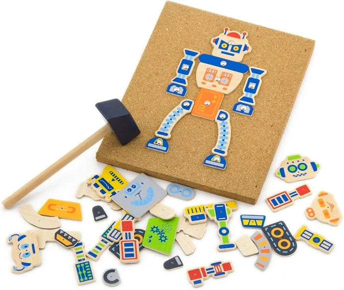 Robot themed - Tap Tap a shape set