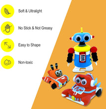 Air dry clay kits DIY pull back car and walking toy