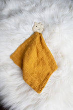 Giraffe rubber teether muslin comforter for babies
