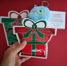 Christmas packed - Worry Monster Plush - School bag tag