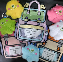 Worry Monster Bag tag - Kids Anxiety keyring  - Advancing All Children