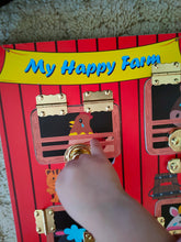 My happy farm latch and lock puzzle