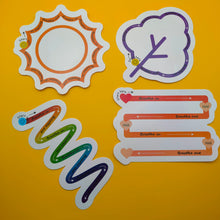 Mindfulness Sticker Packs - Breathing anxiety calming tactile