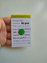 Pea of positivity pin