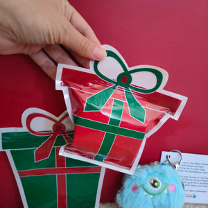 Christmas packed - Worry Monster Plush - School bag tag