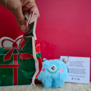 Christmas packed - Worry Monster Plush - School bag tag