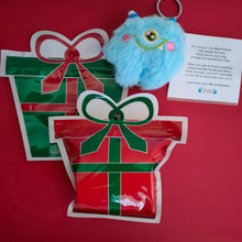Christmas packed - Worry Monster Plush - School bag tag