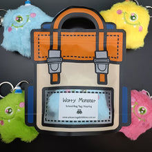 Worry Monster Bag tag - Kids Anxiety keyring  - Advancing All Children