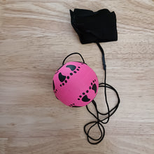 Rubber return ball on string 