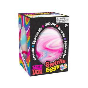 Swirlie Eggs Nee Doh Marble egg easter sensory gift