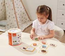 Wooden touch and feel matching puzzle toy