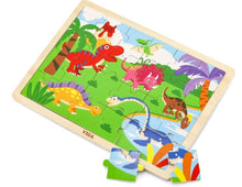 24pc Wooden Dinosaur puzzle