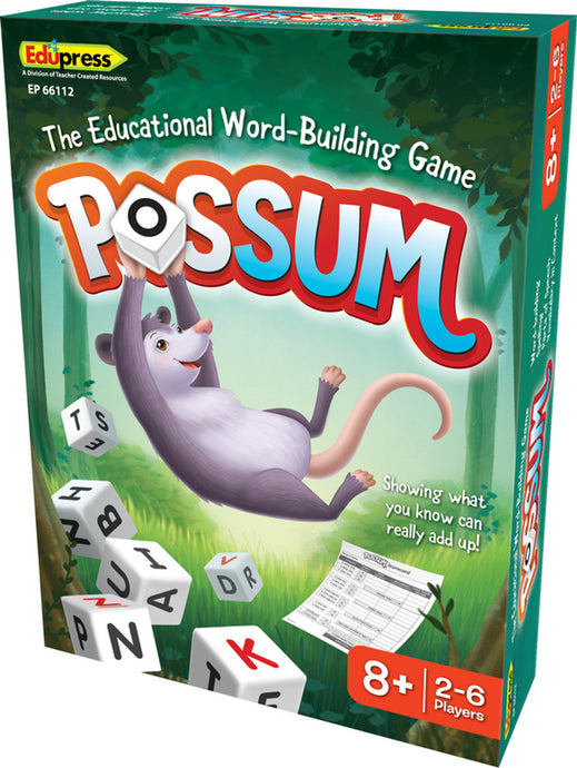 Possum word building game - A great game to support literacy and language goals.