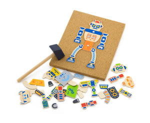 Robot themed - Tap Tap a shape set