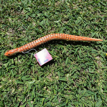 Toy wood snake retro toy