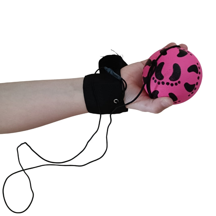 Rubber yoyo return ball