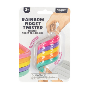 Rainbow fidget twister toy