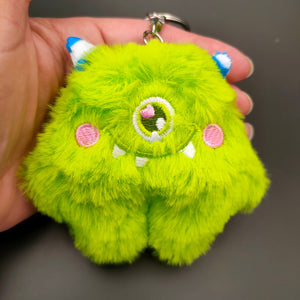 Worry Monster - Pocket buddy - Children's anxiety worries fears best friend. School Bag tag 
