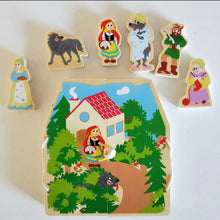 Red riding hood - Wooden Storytelling book playset