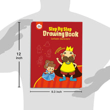 DRAWING BOOK-CARTOON CHARACTERS - STEP BY STEP