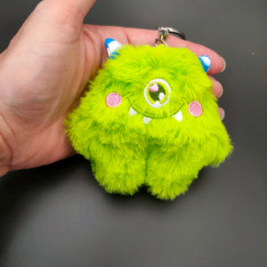 Worry Monster - Pocket buddy - Children's anxiety worries fears best friend. School Bag tag 