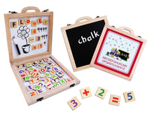 Wooden magnetic activity learning case 