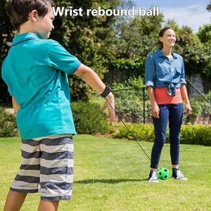 Ball that returns strap to wrist