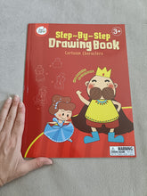 step-by-step how to draw book for kids 