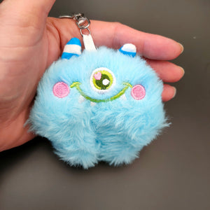 Worry Monster - Pocket buddy - Children's anxiety worries fears best friend. School Bag tag 