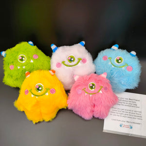 Christmas packed - Worry Monster Plush - School bag tag