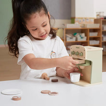 Wooden PolerB kids pretend play coffee machine 