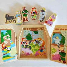 Red riding hood - Wooden Storytelling book playset