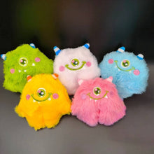 Worry Monster Plush - School bag tag