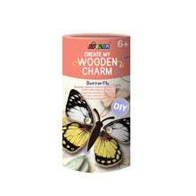 Avon Create My Wooden Charm Butterfly packaging on a white background