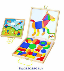 Build a pic magnet shape wooden case 