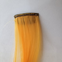 Kids Clip on Hair extension 50cm - Orange
