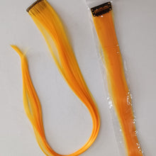 Kids Clip on Hair extension 50cm - Orange