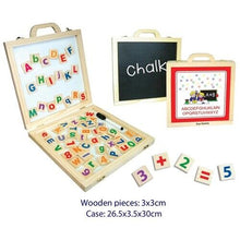 Fun factory magnetic wooden activity learning case 