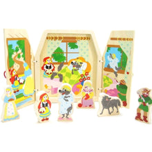 Red riding hood - Wooden Storytelling book playset