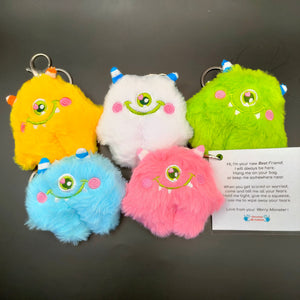 Christmas packed - Worry Monster Plush - School bag tag