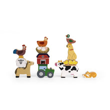Wood farm Stacking game
